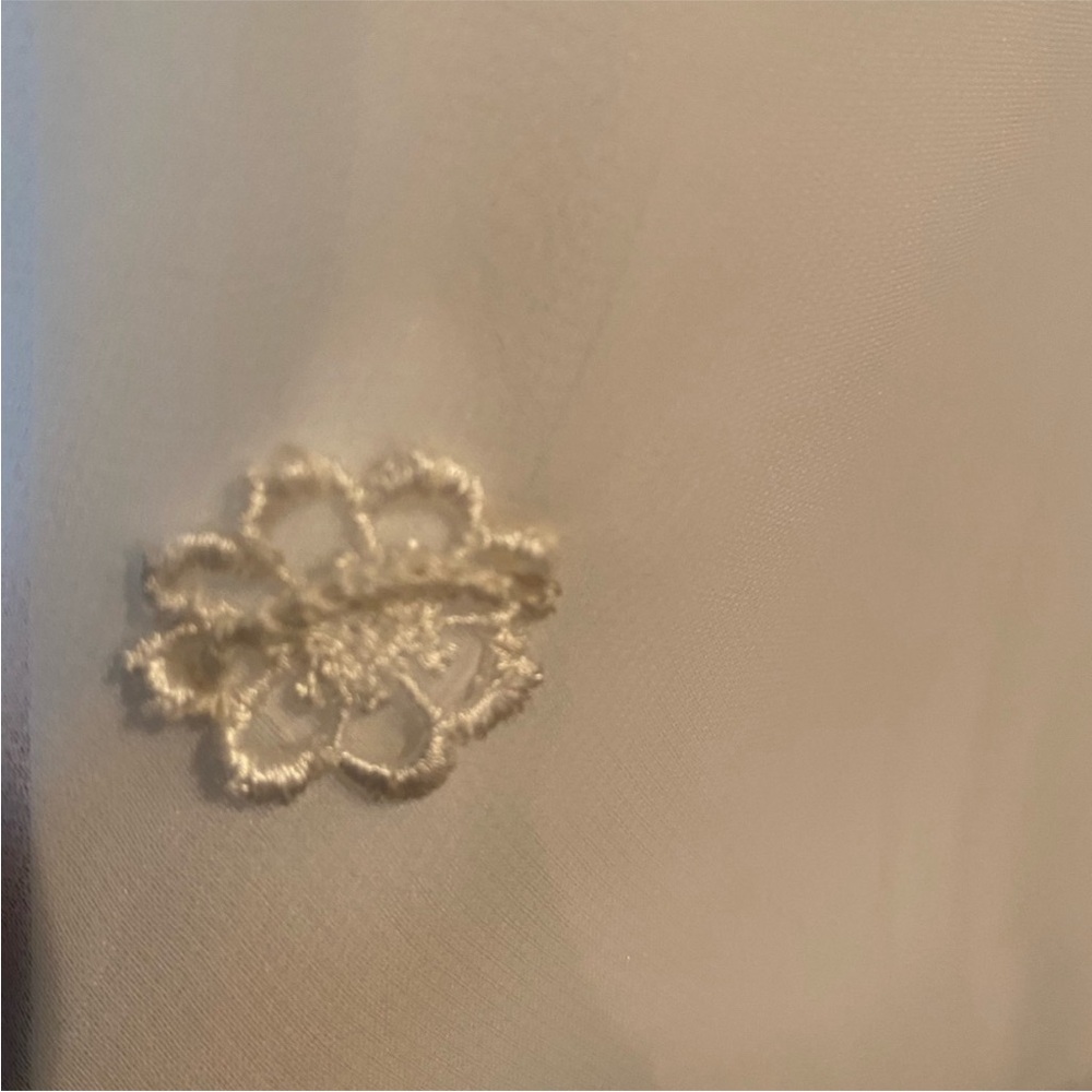 Vintage Wedding Dress Lace Sleeve 1970’s - Picture 8 of 12